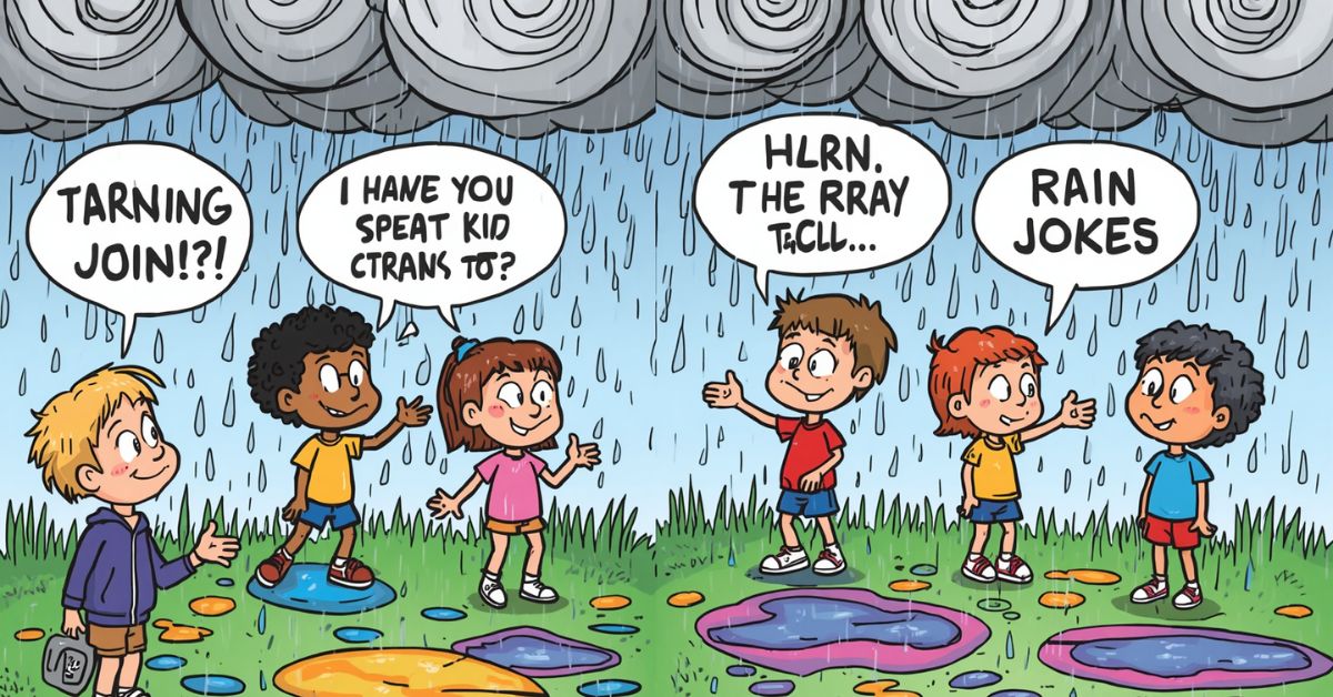 ☔ Best Rain Jokes for Instagram Captions, Kids & Cloudy Day Laughs