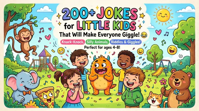 😂 200+ Jokes for Little Kids That Will Make Everyone Giggle!