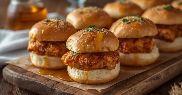 Hot Honey Chicken Sliders
