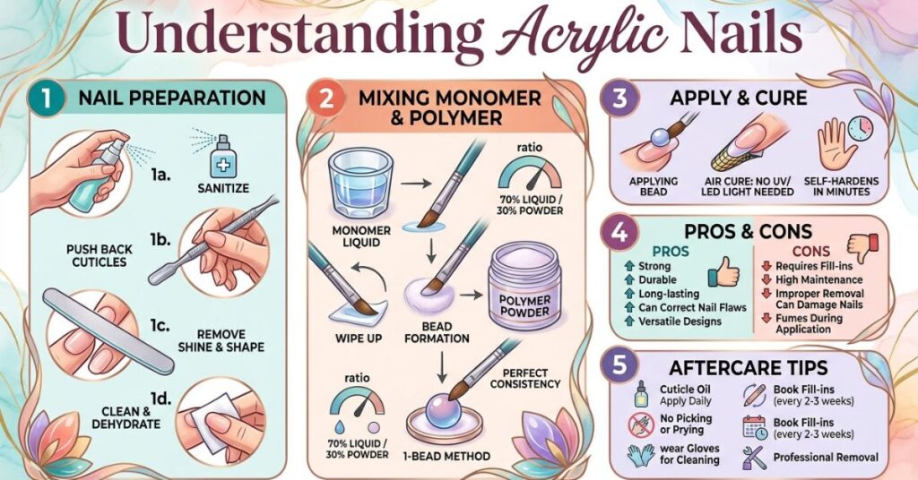 how to soak off acrylic nails