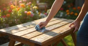 how to clean outdoor furniture
