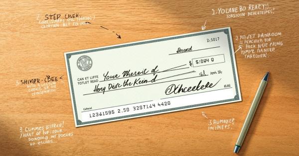 how to read a check