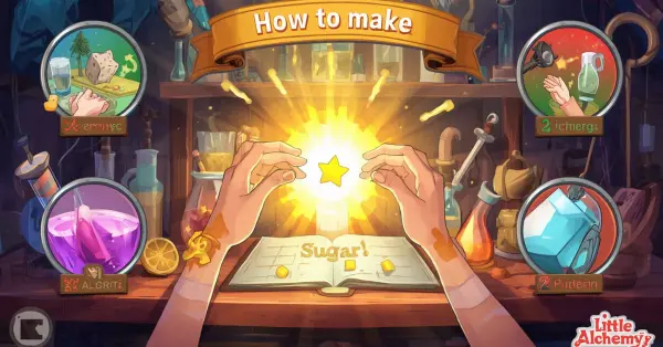 how to make sugar in little alchemy 2