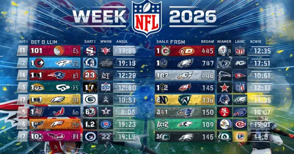NFL Week 1 Schedule and TV Channels 2026