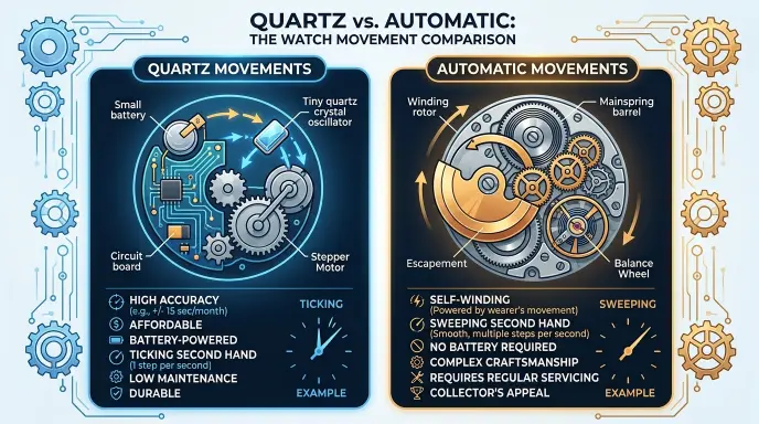 Quartz vs Automatic
