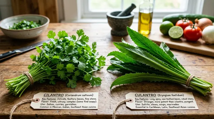 Cilantro vs Culantro