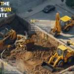 how to excavate a construction site