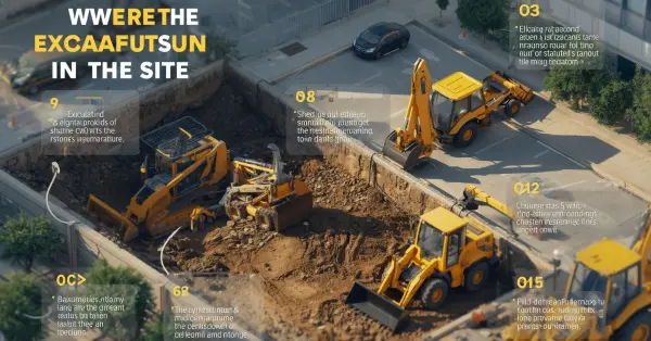 how to excavate a construction site