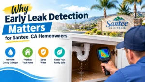 Why Early Leak Detection Matters for Santee, CA Homeowners