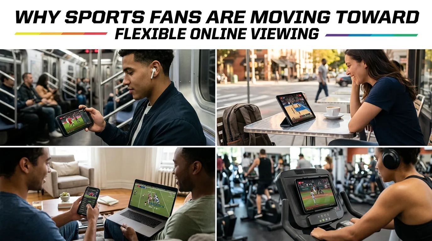 Why Sports Fans Are Moving Toward Flexible Online Viewing